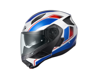Модульний шолом Kabuto Ryuki Strike White Blue (XL)